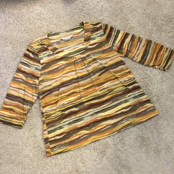 Hey Jupiter Vintage 3/4 Sleeve Voyage Top - Picture 12 of 16